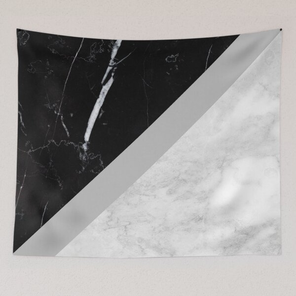 Item preview, Stylish white and black marble gray designed and sold by Seatzy.