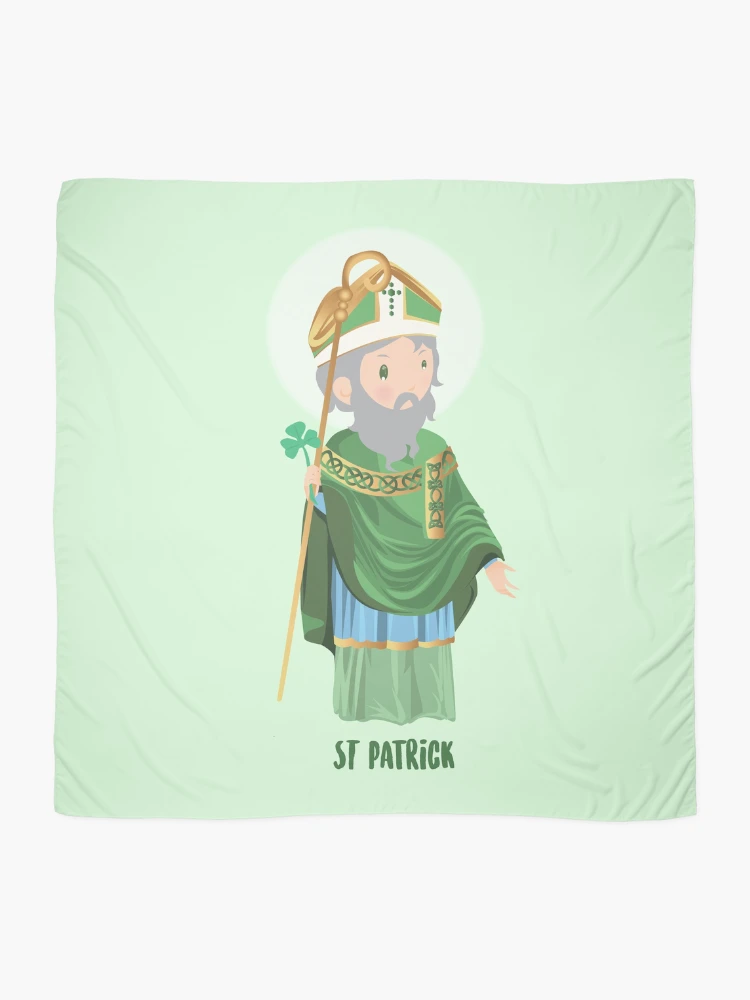 Thumbnail 2 of 3, Scarf, Saint Patrick designed and sold by AlMAO2O.