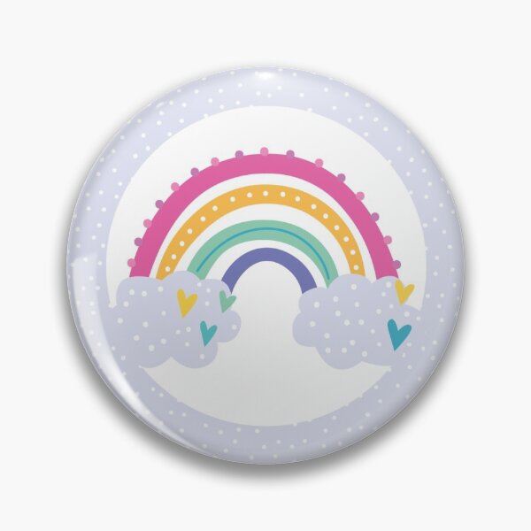 Item preview, Rainbow Baby Girl One 1st Birthday Round Circle designed and sold by CyanSkyDesign.