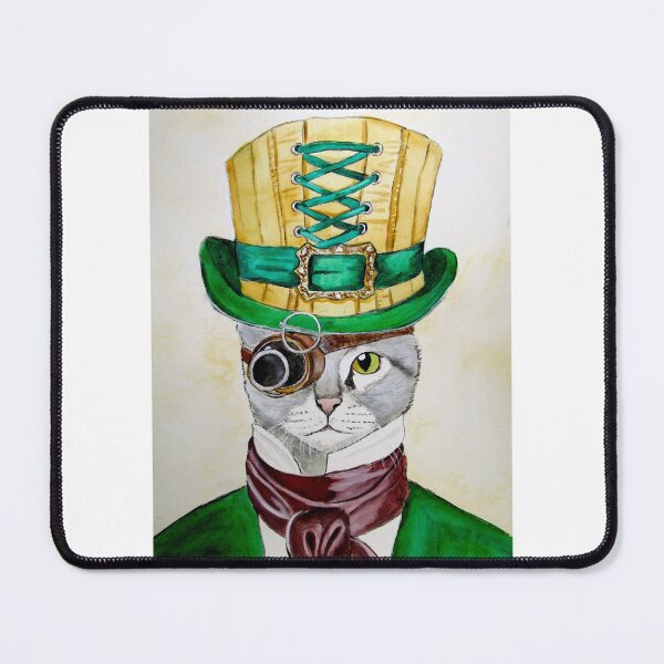 Artikelvorschau, Steampunk-Katze entworfen und verkauft von PaintedbyCarol.