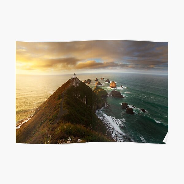 Nugget Point Lighthouse Poster