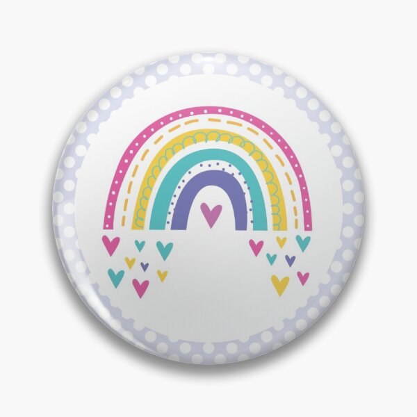 Item preview, Rainbow Baby Girl One 1st Birthday Round Circle designed and sold by CyanSkyDesign.