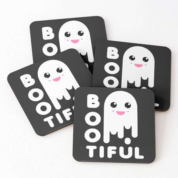 Item preview, Boo-Tiful Kawaii Ghost Funny Adorable Pun designed and sold by AweSoMe Shirts.
