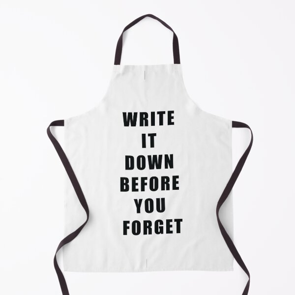 Item preview, Write it down before you forget designed and sold by clairesmiles.