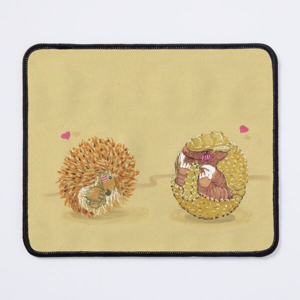 Les amoureux timides Tapis de souris