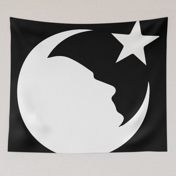 Item preview, Ataturk silhouette in crescent and star designed and sold by mertcanglz.
