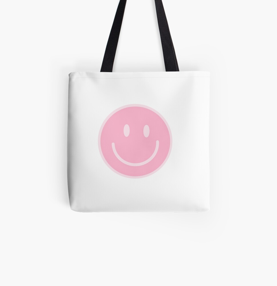 Cute Smiley Face Pink on Pink