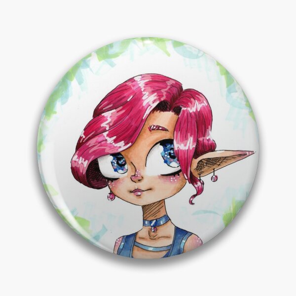 Item preview, chibi cute colourful elfe designed and sold by Adca-art.