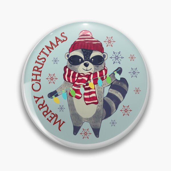 Item preview, Mapache Feliz Navidad designed and sold by candyco56.