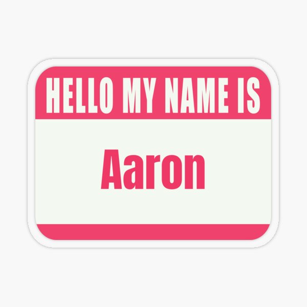 Hello My Name is Louis Name Tag | Poster