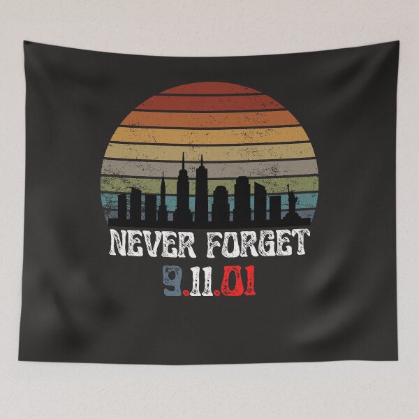 Item preview, Never forget Patriotic 911 American Flag Retro Vintage Gift T-Shirt For Men and Women Gifts designed and sold by Mr. L.S.