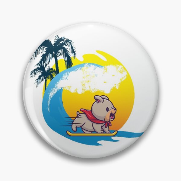 Item preview, Dog On Surfboard  designed and sold by damithez.