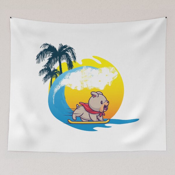 Item preview, Dog On Surfboard  designed and sold by damithez.