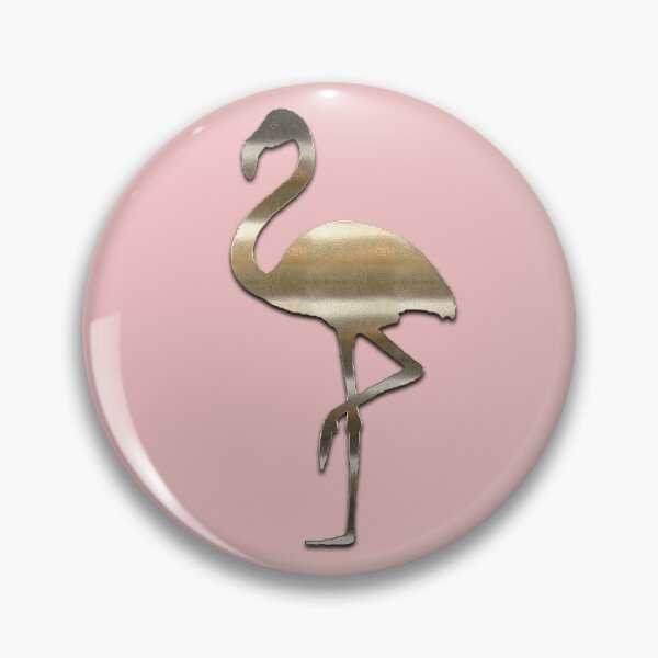 Item preview, Gold Copper Look Flamingo Pattern designed and sold by technotext.