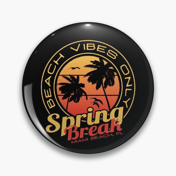 Item preview, Spring Break Beach Vibes Only Miami Beach Florida designed and sold by TKsTees.
