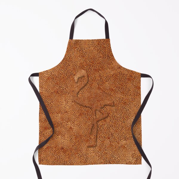 Item preview, Gold Copper Look Flamingo Pattern designed and sold by technotext.