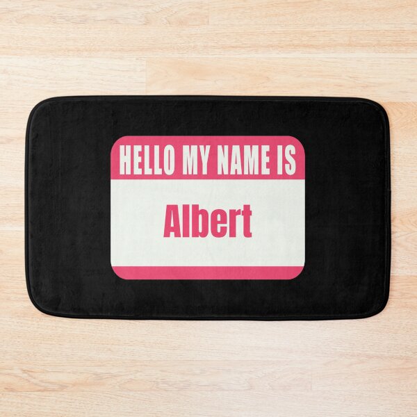 Item preview,  Hello My Name Is Albert Name Tag  designed and sold by Cafecreative.