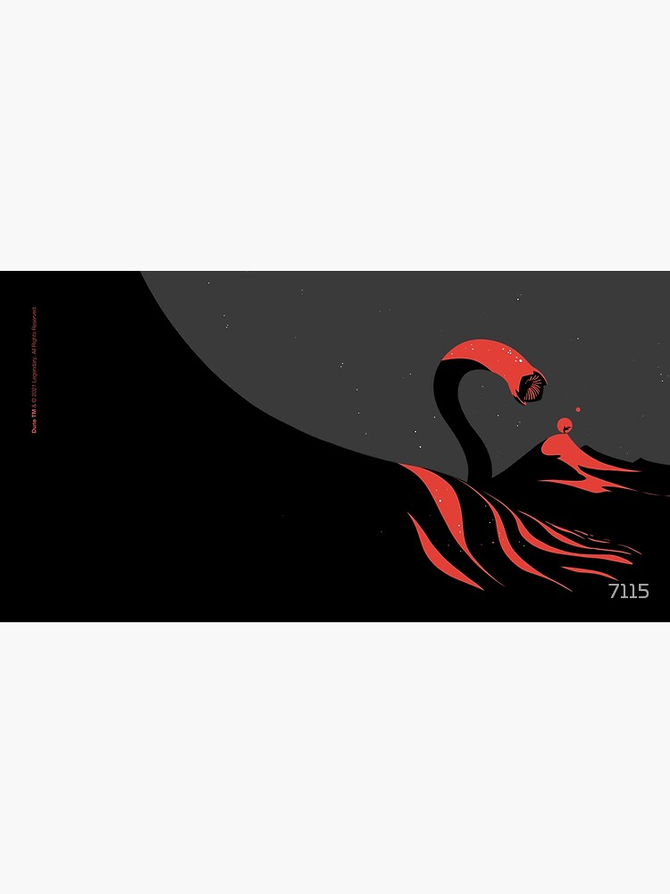 Thumbnail 5 of 5, Mouse Pad, Sandworm. Dune designed and sold by 7115.