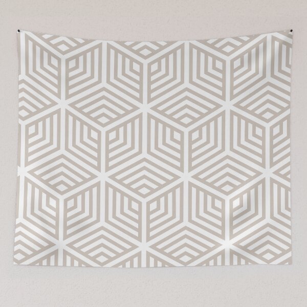 Item preview, Pares de patrones geométricos de rosa pastel pálido y blanco 2022 Color de tendencia - Tono - Tono Pantone Perfectly Pale 13-0003 designed and sold by ColorOfTheYears.
