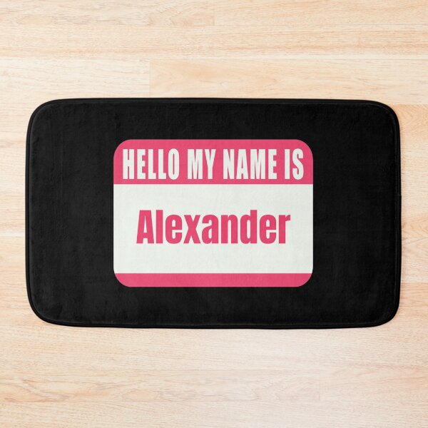 Item preview, Hello My Name Is Alexander Name Tag  designed and sold by Cafecreative.