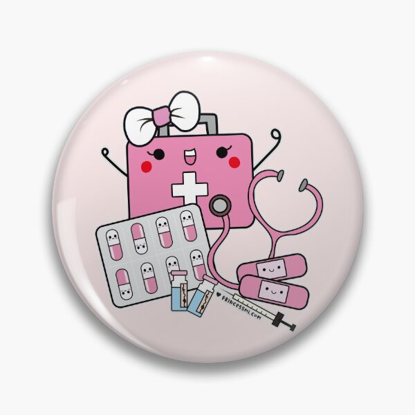 Item preview, First Aid cute pills cartoon designed and sold by princessmi-com.