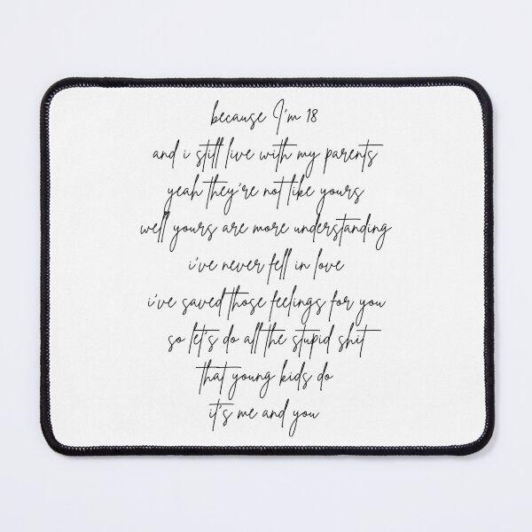 Item preview, Khalid 8teen lyrics  designed and sold by KIKAIA  The Label.