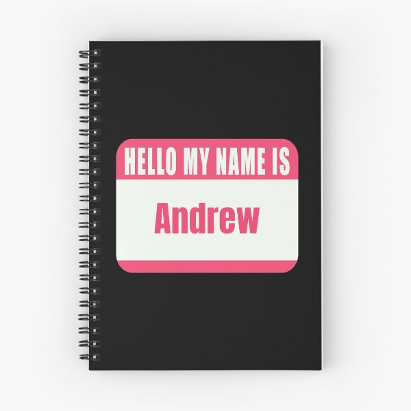 Item preview,  Hello My Name Is Andrew Name Tag  designed and sold by Cafecreative.