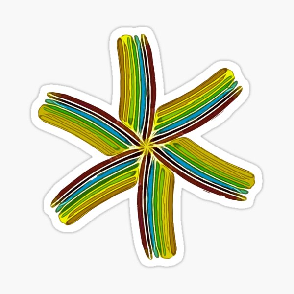 Spirograph doodle Sticker