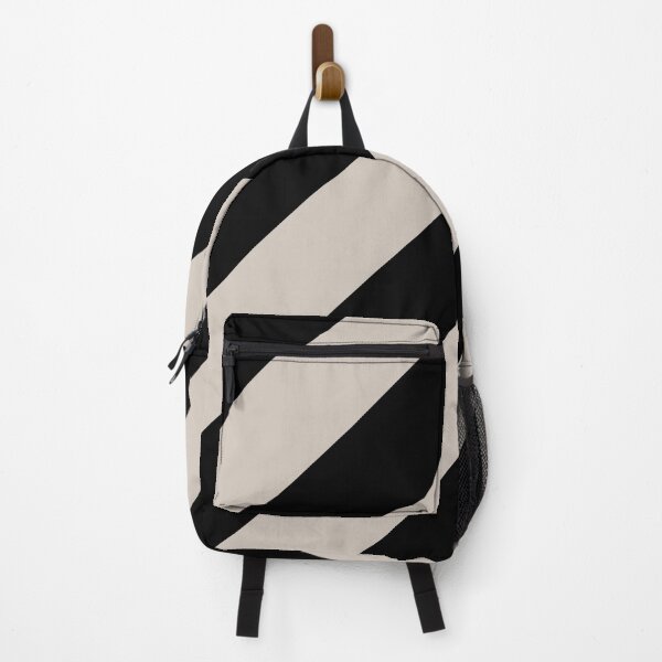 Item preview, Pale Pastel Pink and Black Diagonal Stripe Pattern Pairs 2022 Trending Color - Hue - Shade Pantone Perfectly Pale 13-0003 designed and sold by ColorOfTheYears.