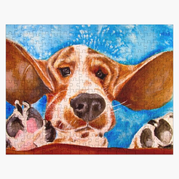 Basset Hound Dog puzzle, Hound dog puzzle, Basset hound dog puzzle