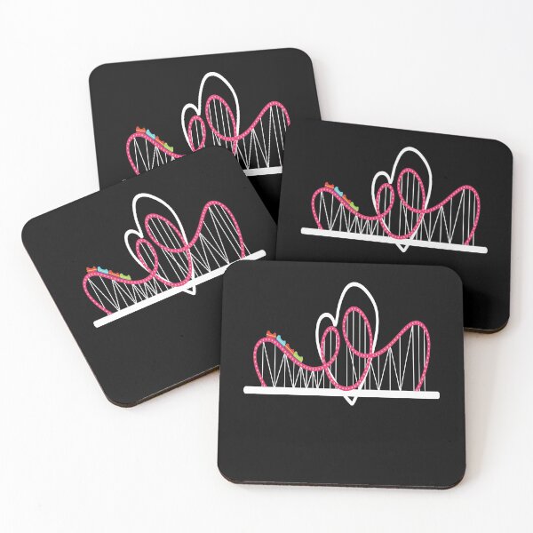 Item preview, Rollercoaster Heart Amusement Park designed and sold by MooonTees.