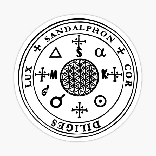 Item preview, Holy Seal of Archangel Sandalphon Female Arch Angel invoke Love; Personal Ascension Sigil designed and sold by signsandsymbols.