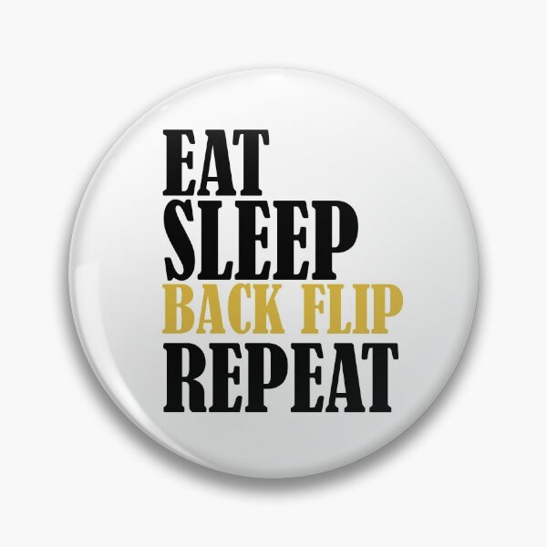 Item preview, Funny Acrobat Eat Sleep Back Repeat, sport, gym acrobat designed and sold by adjamine.