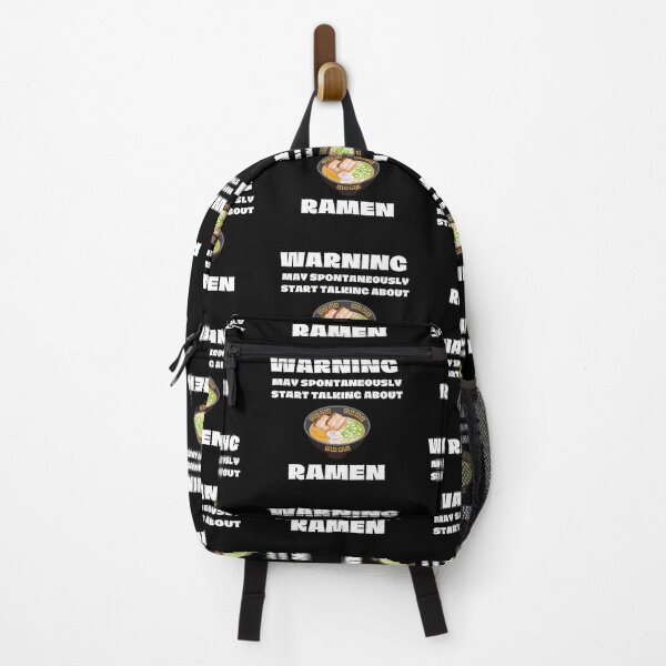 Item preview, Warning May Spontaneously Start Talking About Ramen In Black designed and sold by LuckyKermit.