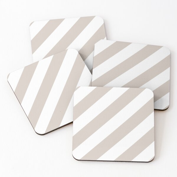 Item preview, Pale Pastel Pink and White Diagonal Stripe Pattern Pairs 2022 Trending Color - Hue - Shade Pantone Perfectly Pale 13-0003 designed and sold by ColorOfTheYears.