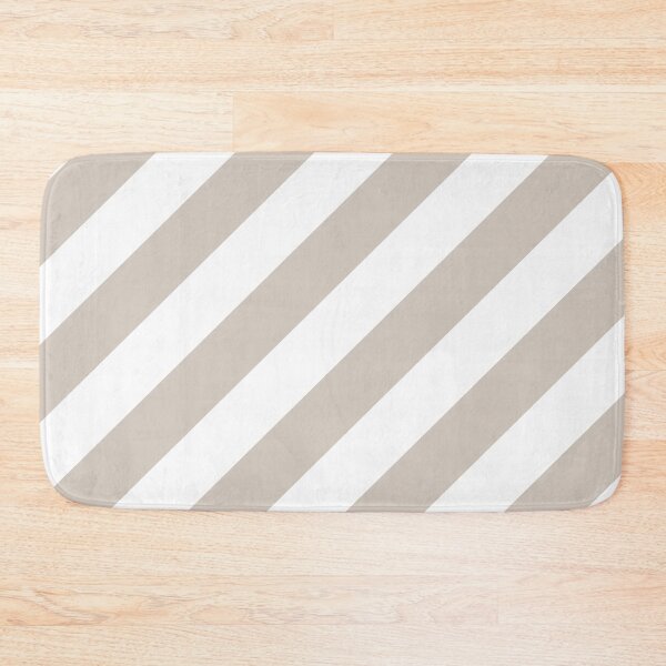 Item preview, Pale Pastel Pink and White Diagonal Stripe Pattern Pairs 2022 Trending Color - Hue - Shade Pantone Perfectly Pale 13-0003 designed and sold by ColorOfTheYears.