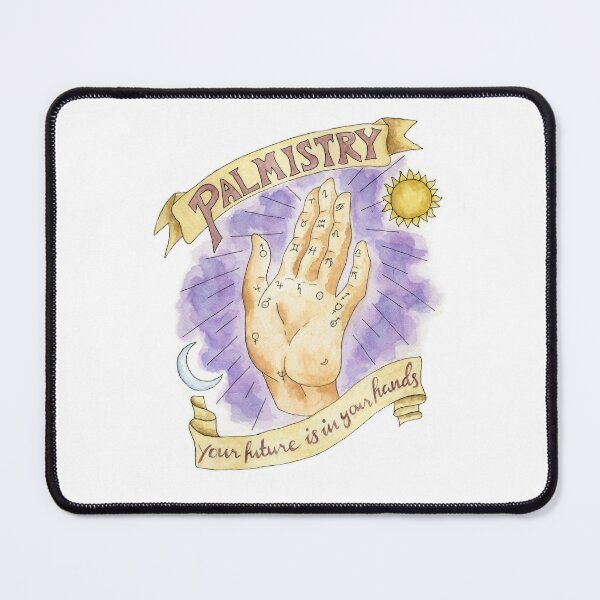 Item preview, Palmistry Poster, Witchcraft Poster, Tarot Art, Spiritual Art, Palm Reading, Pagan Art, Wiccan Art, Fortune Teller designed and sold by Kaleigh Day.