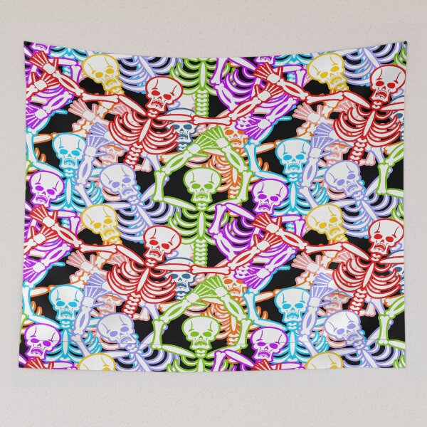 Item preview, Neon skeleton Pattern designed and sold by Avani01.