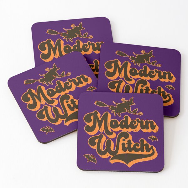 Item preview, Modern Witch: Flying on Broom with GPS designed and sold by Happy Puppy Print On Demand.