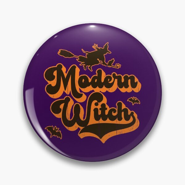Item preview, Modern Witch: Flying on Broom with GPS designed and sold by Happy Puppy Print On Demand.