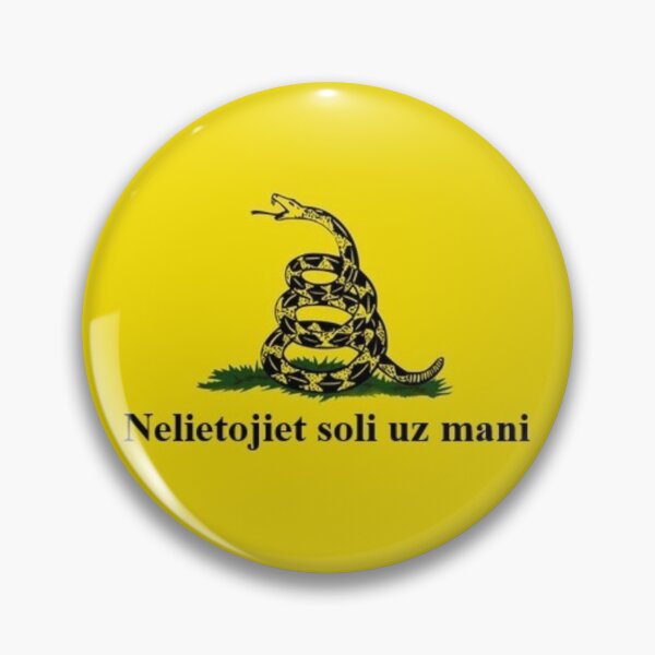 Item preview, Latvijas Gadsden Karogs (Latvian Gadsden Flag) designed and sold by JonathanR1994.