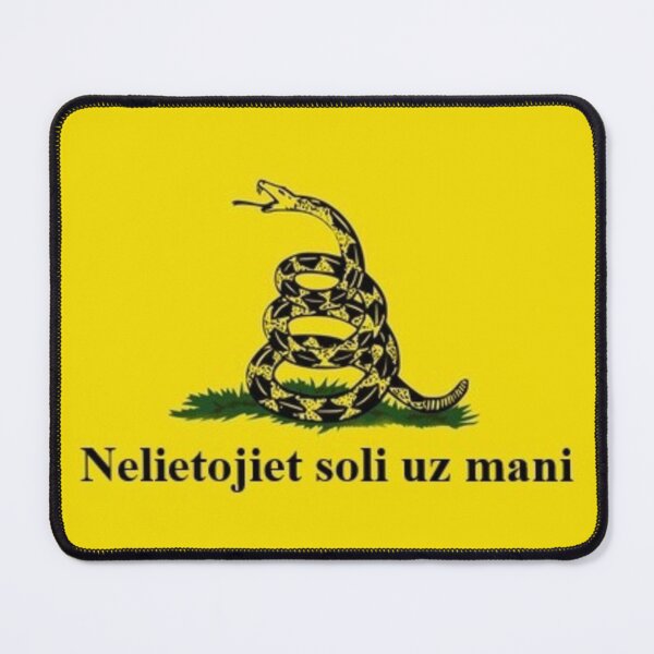 Item preview, Latvijas Gadsden Karogs (Latvian Gadsden Flag) designed and sold by JonathanR1994.