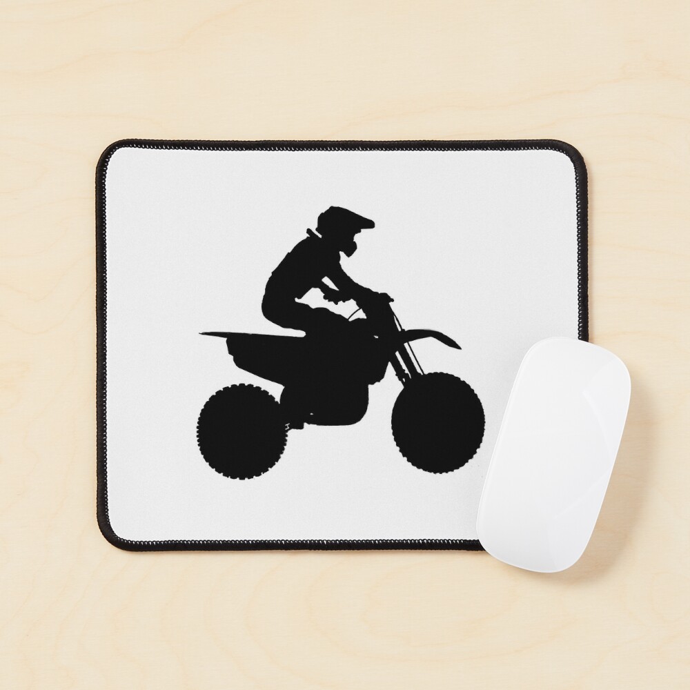 Autocollant moto cross de silhouette - TenStickers