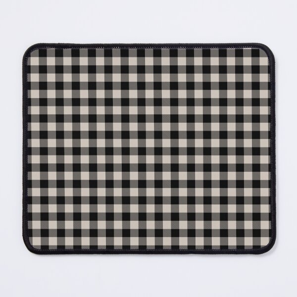 Item preview, Pale Pastel Pink and Black Buffalo Plaid Pattern Pairs 2022 Trending Color - Hue - Shade Pantone Perfectly Pale 13-0003 designed and sold by ColorOfTheYears.