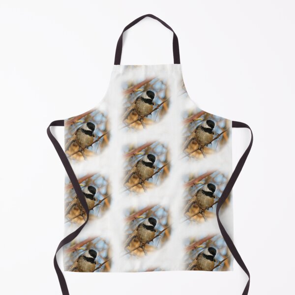 Item preview, A Curious Black-Capped Chickadee in the Forest designed and sold by walkswithnature.