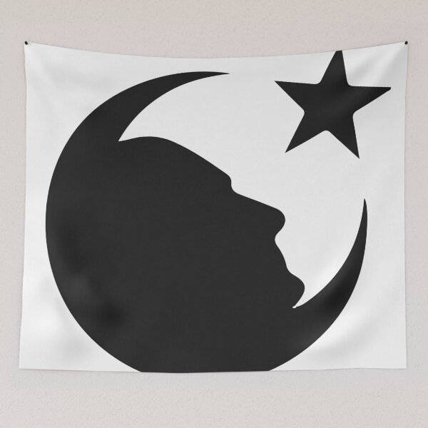 Item preview, Ataturk silhouette in crescent and star  designed and sold by mertcanglz.
