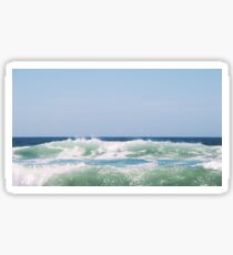 Seafoam Ocean Waves Crashing Sticker
