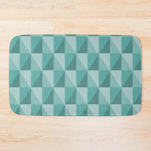 Item preview, Low poly turquoise seamless pattern| surface design designed and sold by Jasmine Blooms Designs.