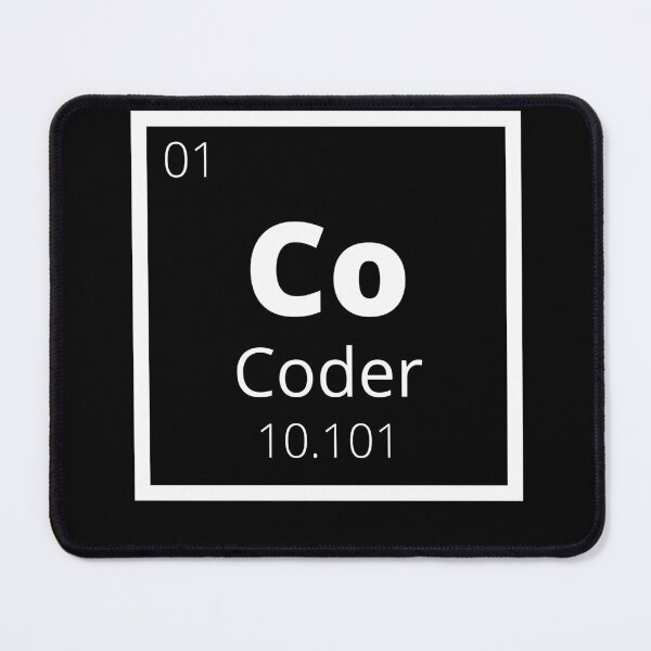 Artikelvorschau, Coder Periodensystem |Binärer Softwareingenieur Entwickler Programmierer Geek Coder STEM entworfen und verkauft von brinikki.