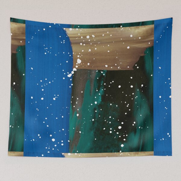 Item preview, Acrylic Brush Strokes And Splatter Patterned designed and sold by Designs By YL.
